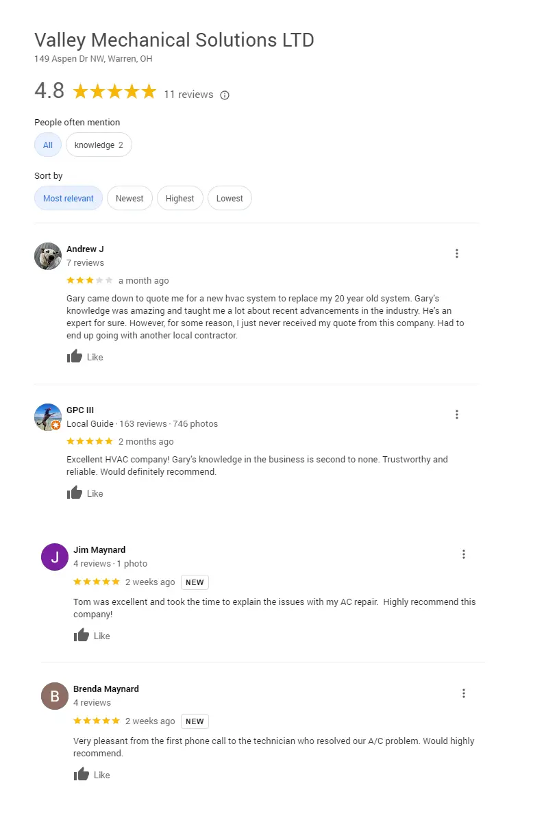 reviews-Valley-Mechanical-Solutions-Warren-OH